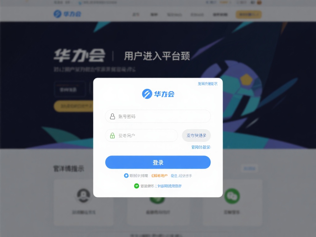 作为用户进入平台的第一步，登录功能在官网首页中占据